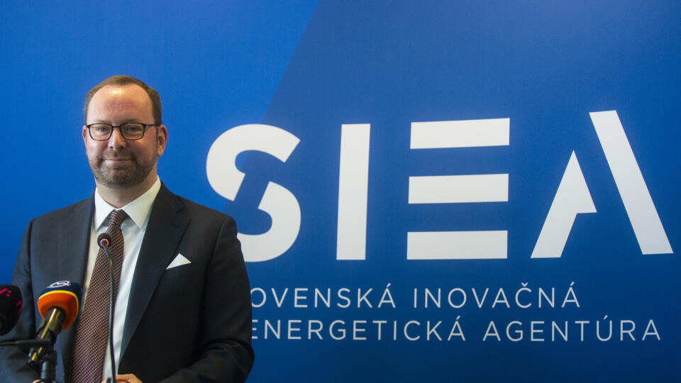 Na snímke generálny riaditeľ Slovenskej inovačnej a energetickej agentúry (SIEA) Peter Blaškovitš