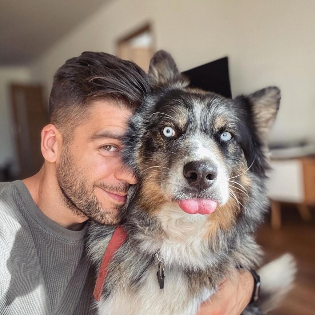 Tomáš Juríček a jeho najlepší kamarát Blue.