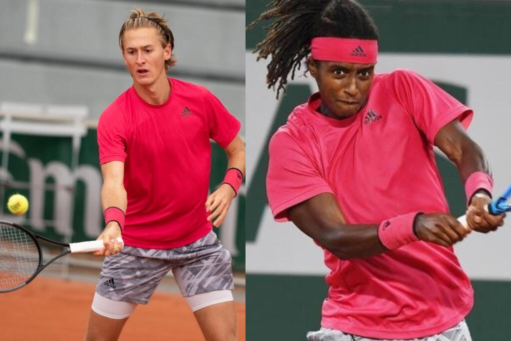 Obľúbenou farbou na Roland Garros bola aj lososová.