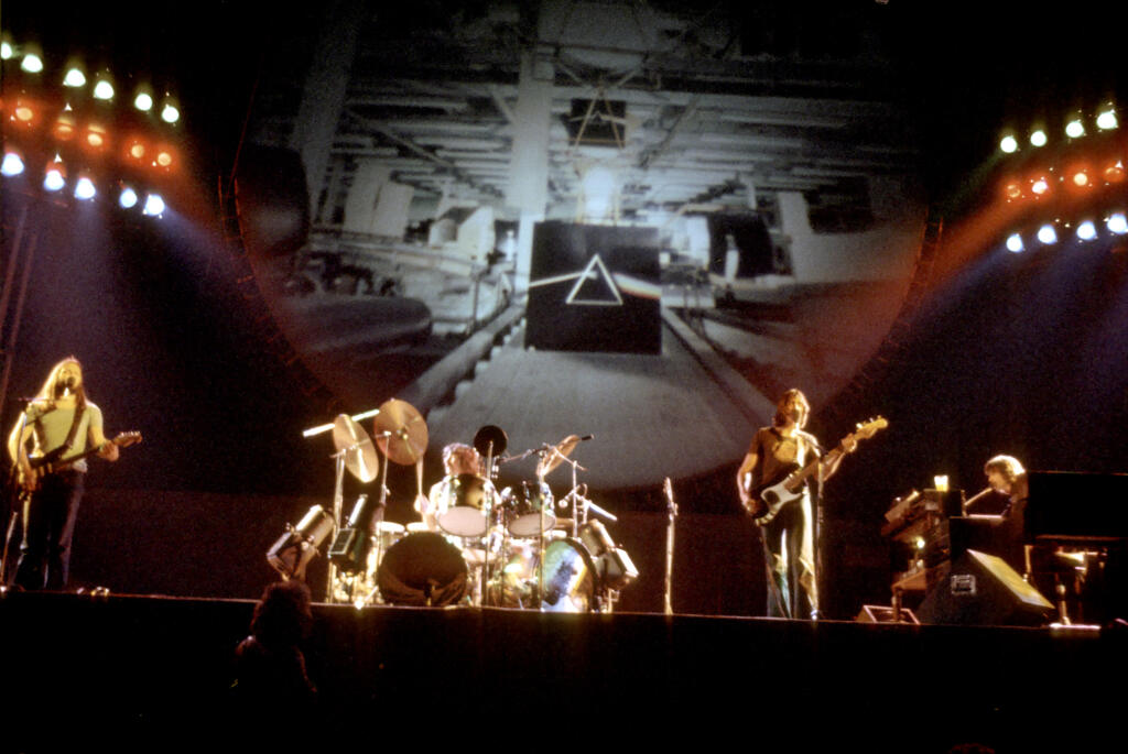 Pink Floyd na koncerte v Los Angleles v roku 1975