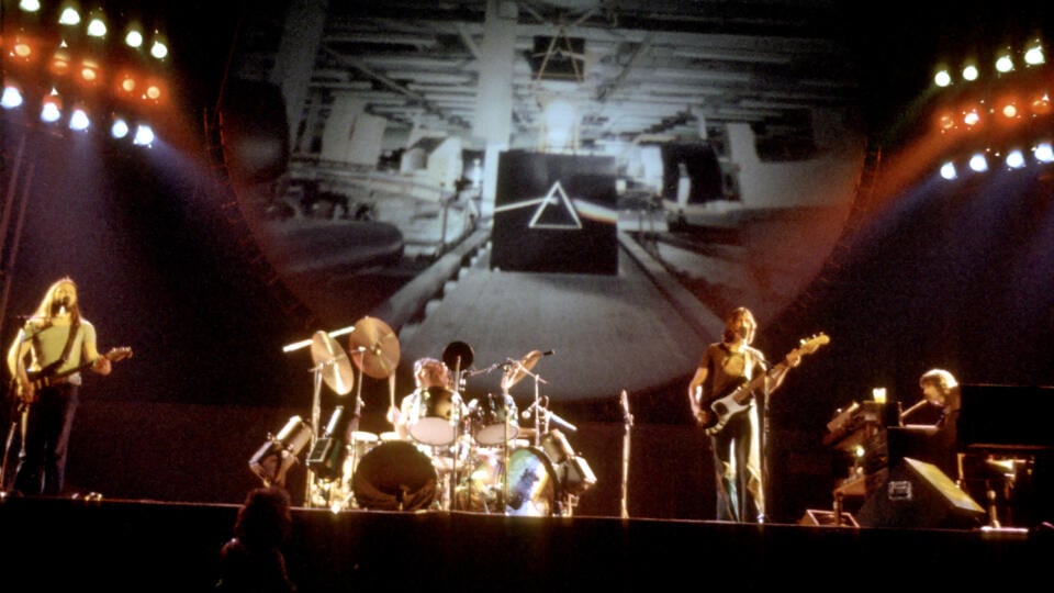 Pink Floyd na koncerte v Los Angleles v roku 1975
