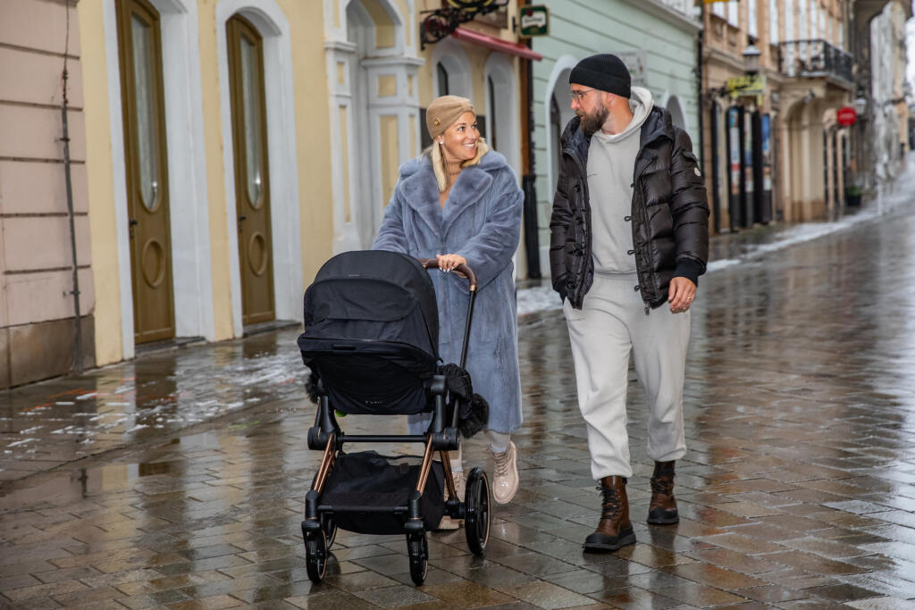 Ako tretí kočík zaobstarala Jakubkovi Dominika s manželom Michalom kočík značky Cybex.