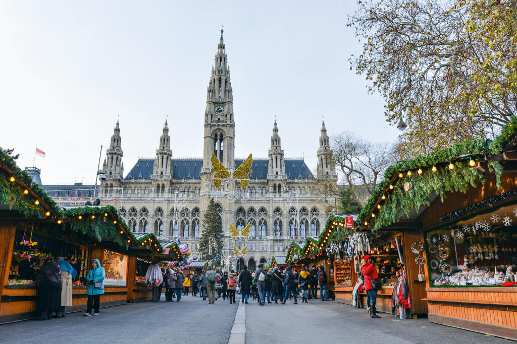 Vianočné trhy na Rathausplatz