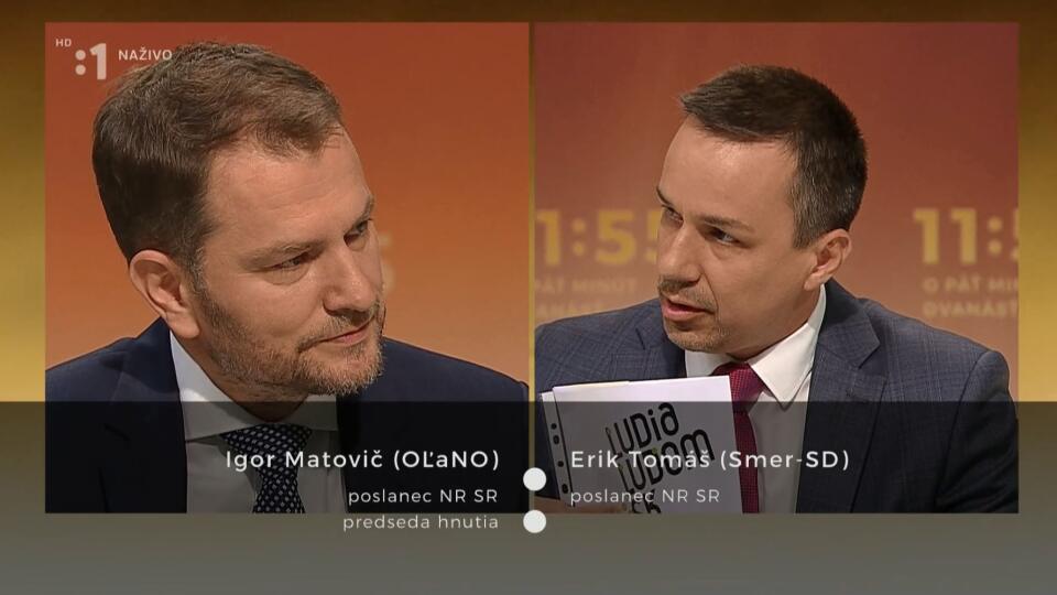 2019-06-23 _ RTVS _ o 5 minut 12 _ igor matovic _ erik tomas _ OLANO _ SMER _ 007