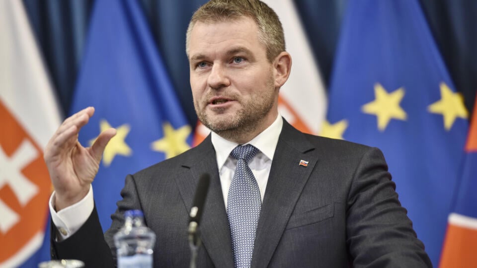 Na snímke predseda vlády SR Peter Pellegrini.