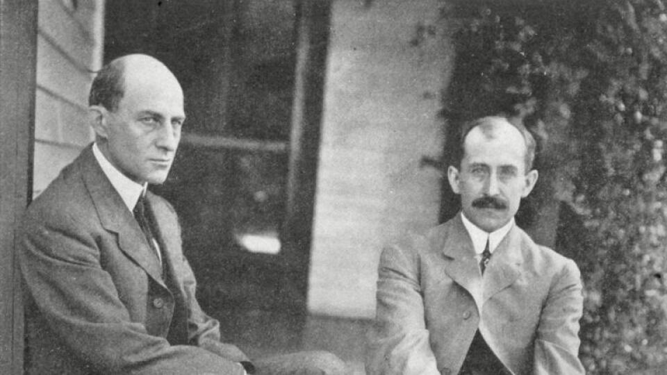 Mandatory Credit: Photo by Historia/REX/Shutterstock (7665093c)
Wilbur and Orville Wright On the Steps of Their Home 1910
Historical Collection	27