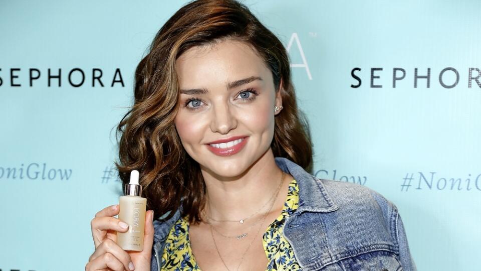 Miranda Kerr má vlastnú značku kozmetiky.