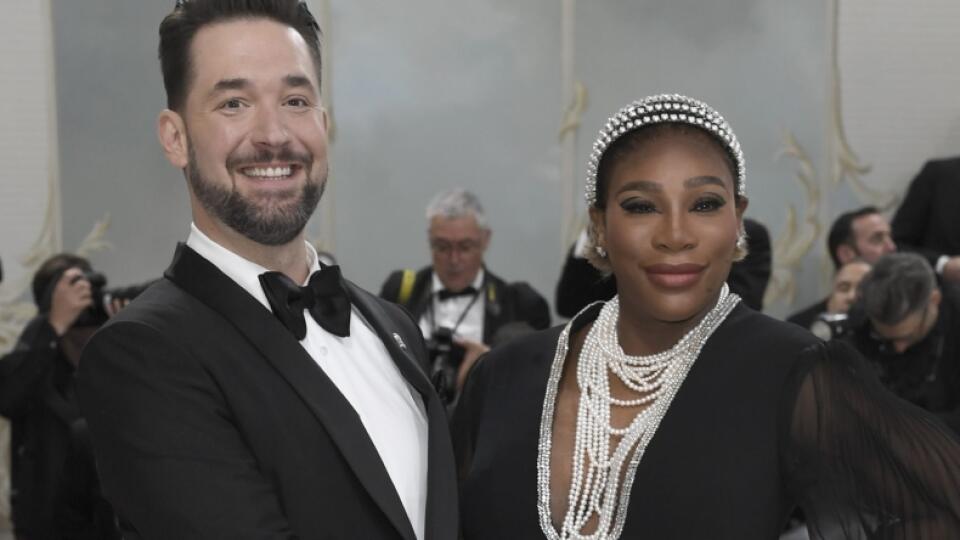 Tehotná Serena Williams a jej manžel Alexis Ohanian