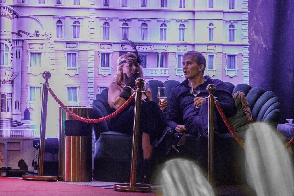 Takto to vyzeralo na oslave v plnom prúde.