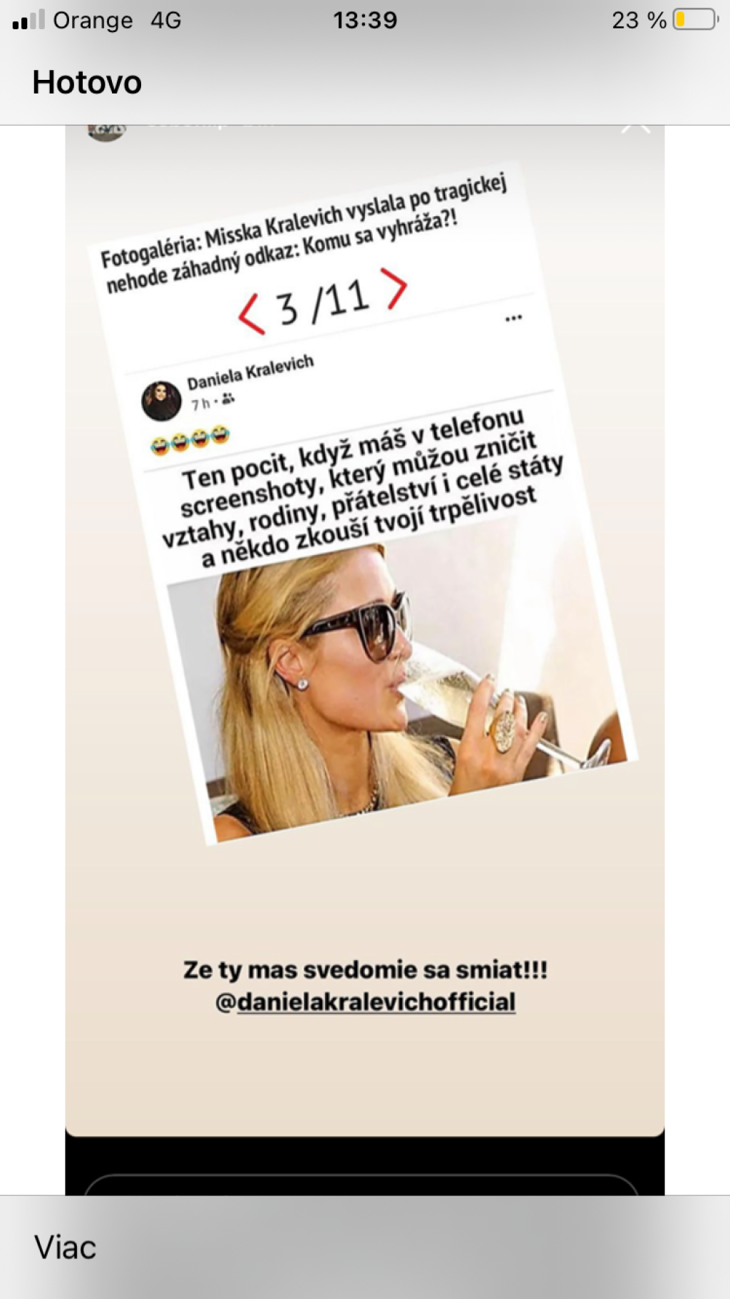 Statusy Kralevich sú poriadne čudné.