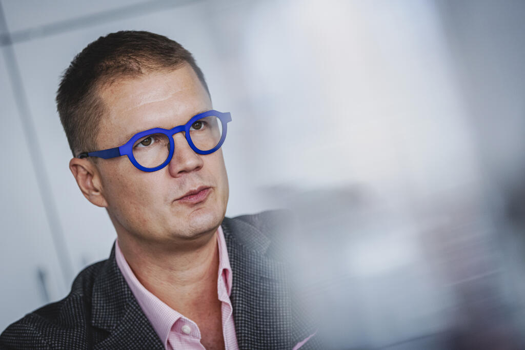 Na snímke predseda predstavenstva a generálny riaditeľ Bratislavskej vodárenskej spoločnosti Peter Olajoš