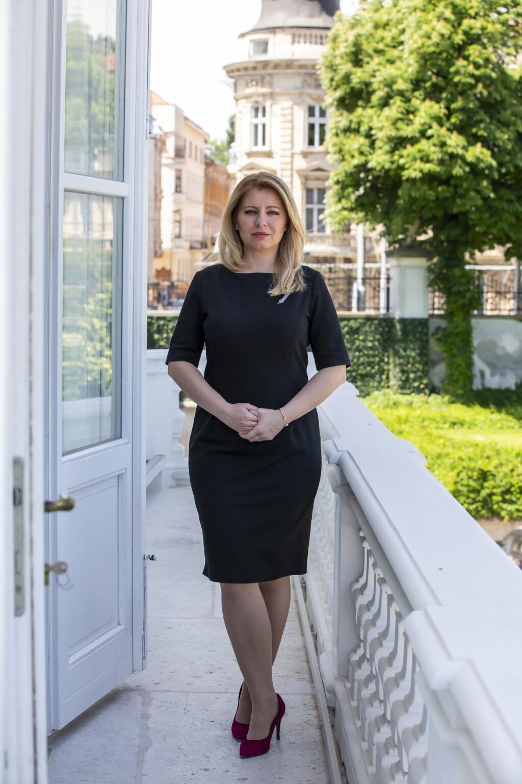 Na snímke je Zuzana Čaputová v Prezidentskom paláci v Bratislave.