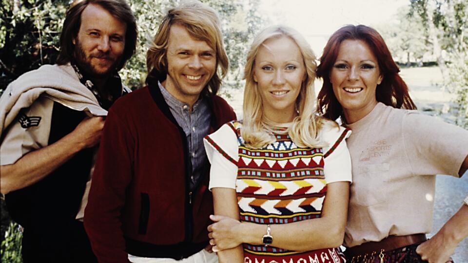 (Eingeschränkte Rechte für bestimmte redaktionelle Kunden in Deutschland. Limited rights for specific editorial clients in Germany.) Pop-Band, Schweden, Gruppenbild - 1977   (Photo by ullstein bild via Getty Images)