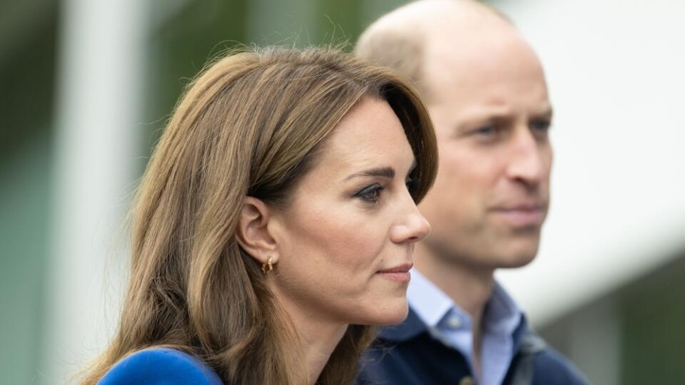 Princ William a princezná Kate Middleton 12. októbra 2023
