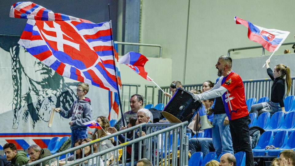 Na snímke fanúšikovia počas druhého zápasu druhého hracieho dňa kvalifikačného duelu o postup na finálový turnaj Davisovho pohára Slovensko - Česko.