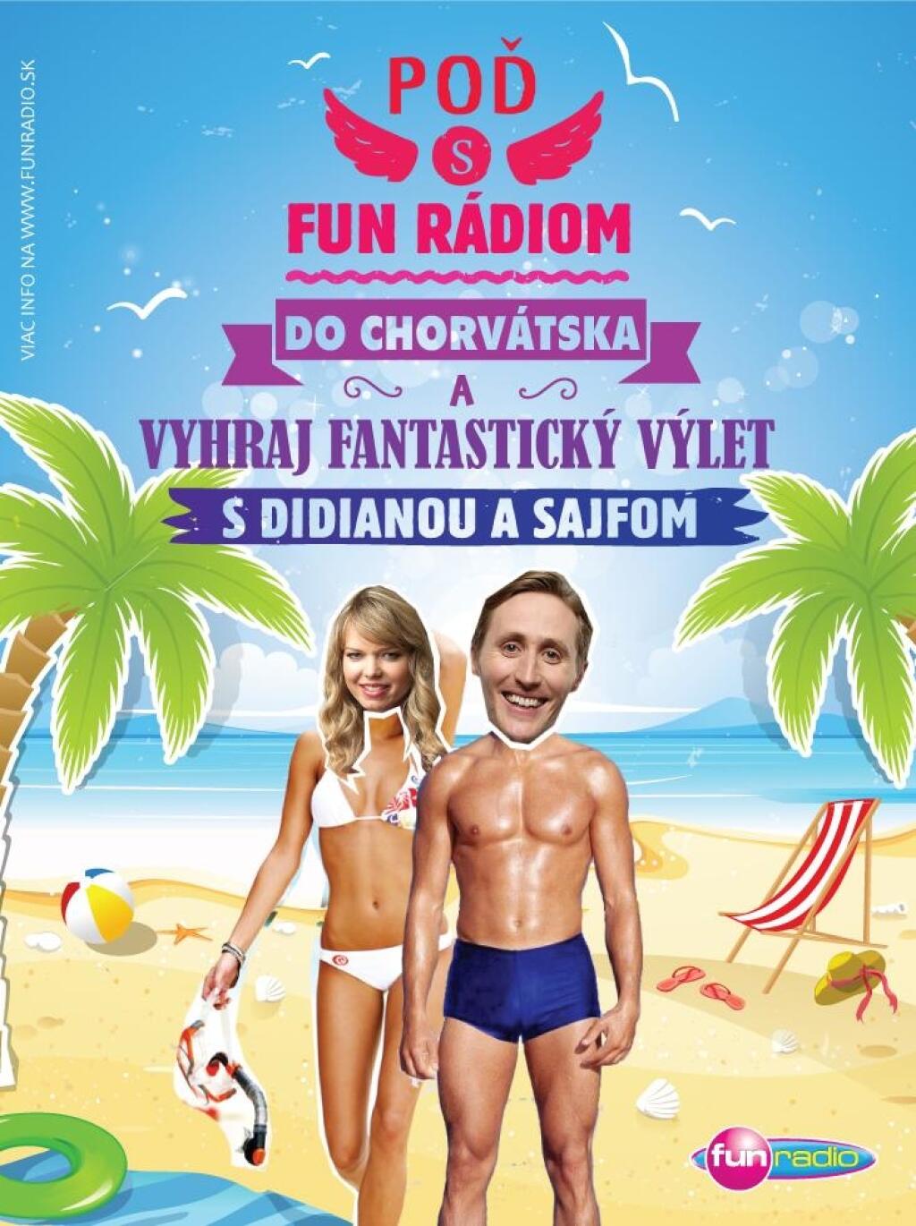 Fun rádio v novej kampani vezme poslucháčov na dovolenku s moderátormi