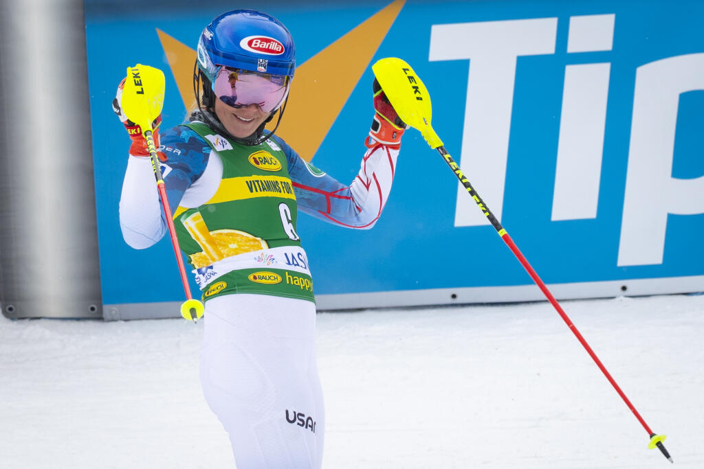 Audi FIS Ski World Cup JASNÁ. Slalom ženy, 2. kolo. Na snímke je Mikaela Shiffrin.