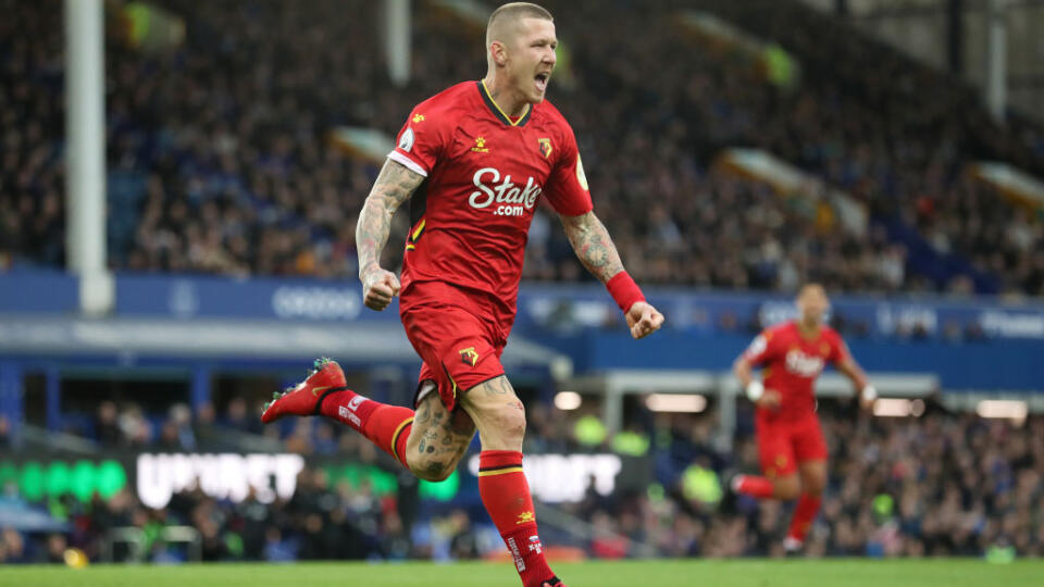 Juraj Kucka po strelení prvého gólu v Premier league.
