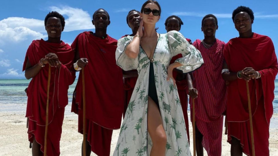 Maria Dišička ako fashion diva na luxusnej dovolenke na Zanzibare.