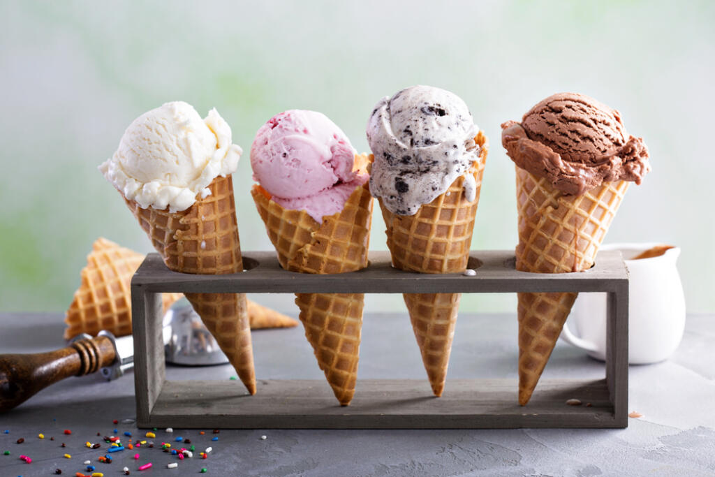 Zmrzlina gelato je typická svojou krémovou a intenzívnou chuťou ingrediencií a hustou mliečnou štruktúrou.
