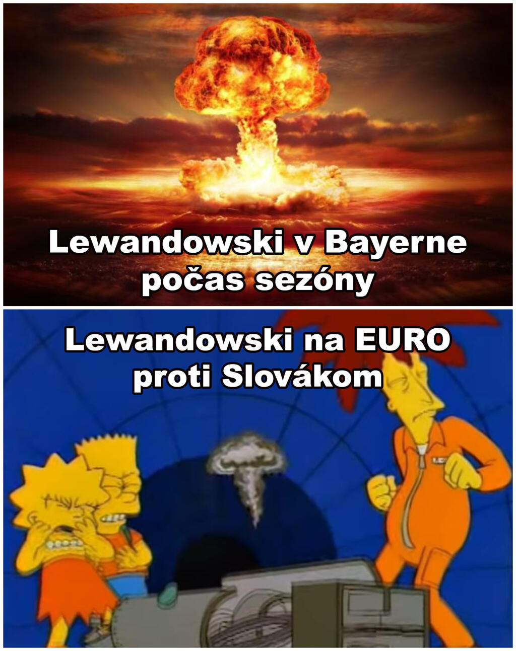 Hviezdny Lewandowski si proti Slovákom gólovo neškrtol a internet mu to dal pocítiť vtipmi.