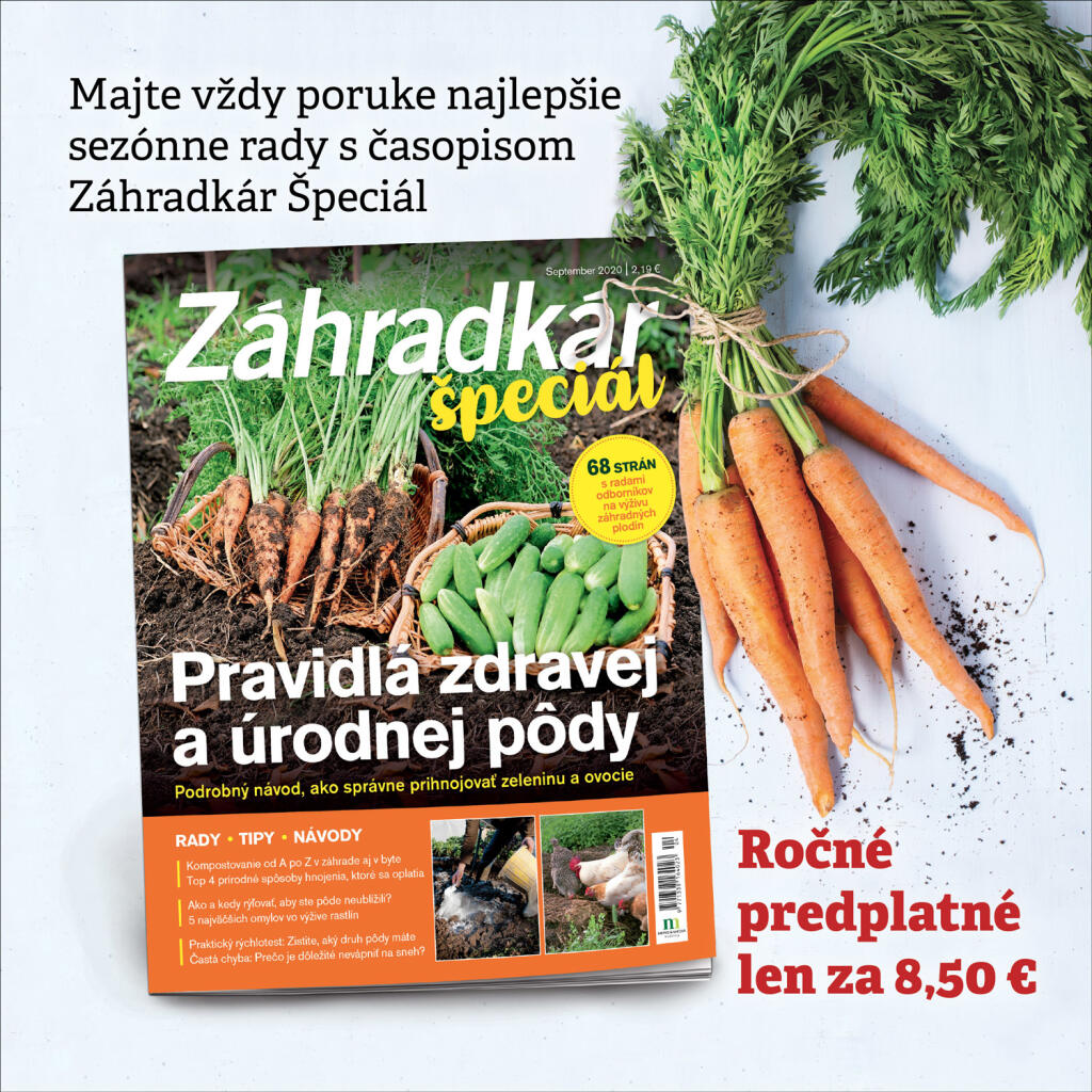 V predaji nájdete špeciálne vydanie Záhradkára - Pravidlá zdravej a úrodnej pôdy.