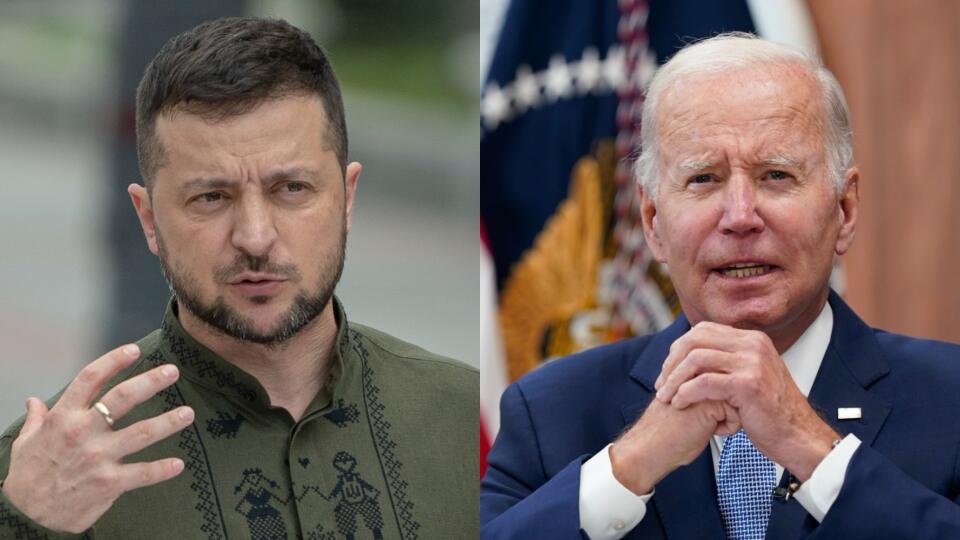 Zelenskyj je vďačný Bidenovi. Vo štvrtok spolu telefonovali, ich rozhovor bol aj o ďalších krokoch na Ukrajine.