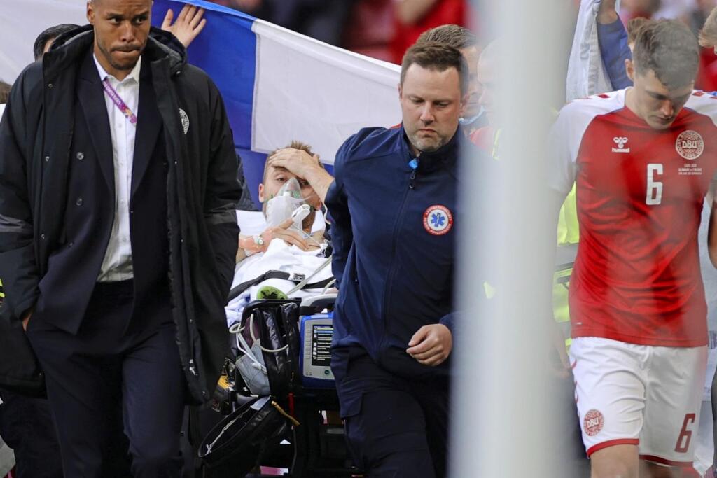 Christian Eriksen počas Eura skolaboval na ihrisku počas zápasu.