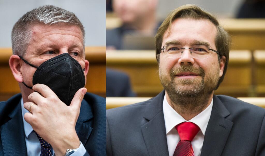 Rivali? Vladimír Lengvarský a Marek Krajčí.