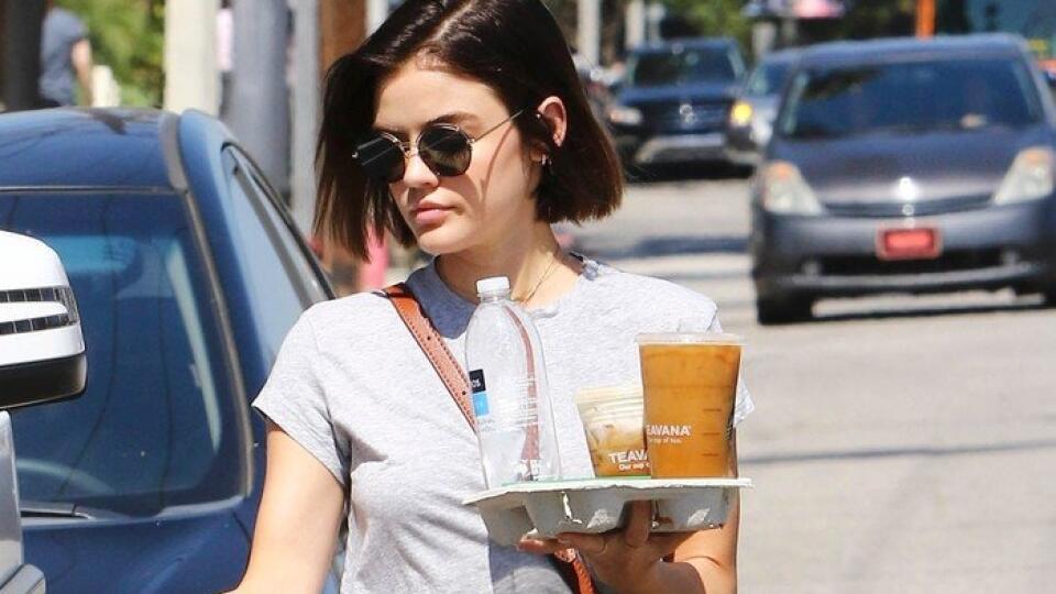 Lucy Hale Strolling In Los Angeles