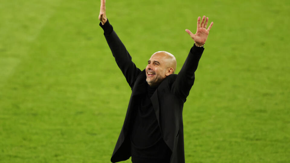 Guardiola po výhre Manchestru City nad Realom Madrid.