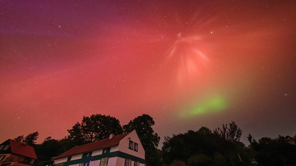 Nad českou oblohou sa zjavil krásny úkaz.