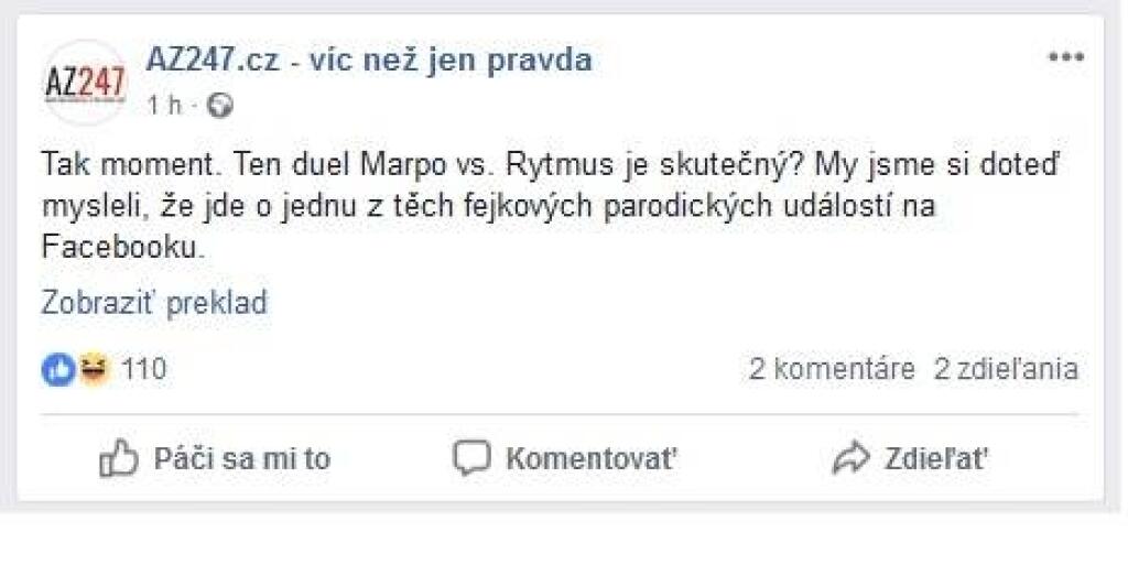 A činila sa aj ľudová tvorba na sociálnych sieťach.