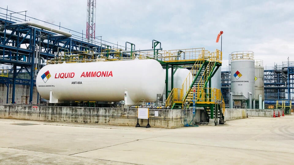 Liquid,Ammonia,Storage,Used,In,Food,Production.