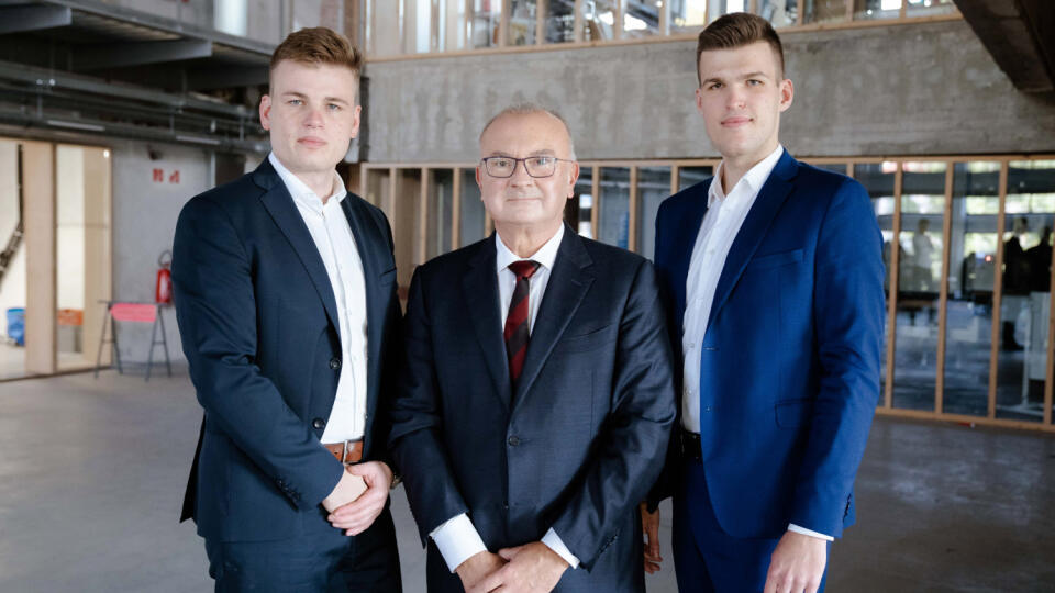 Vľavo Martin Herman a vpravo Róbert Herman