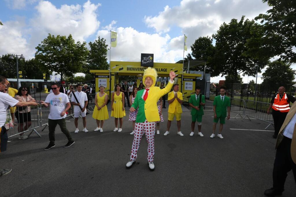 V Roskilde to pred 2. etapou Tour de France poriadne žilo.