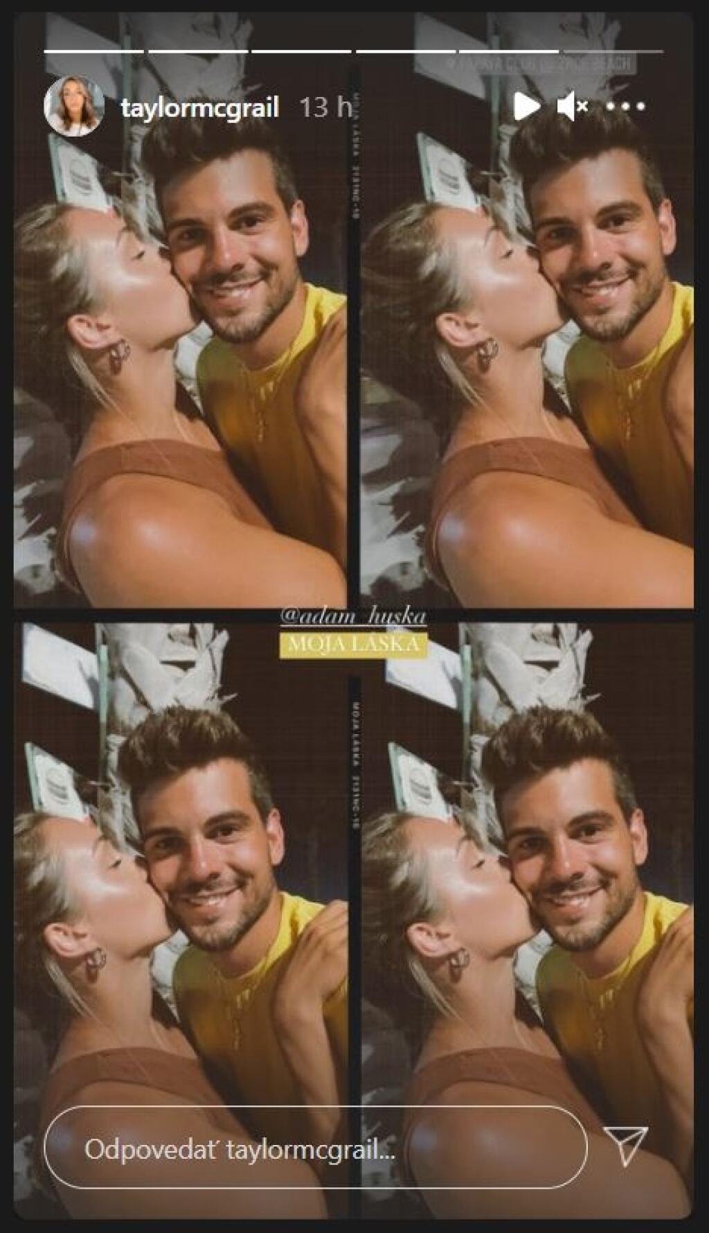 Adam Húska s priateľkou Taylor si užívali Chorvátsko.