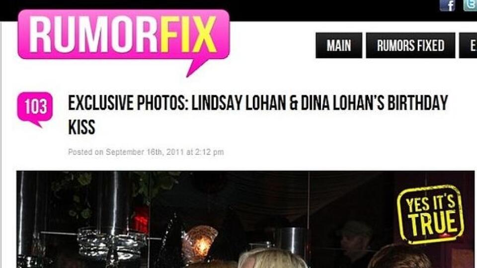 Lindsay Lohan sa bozkávala s vlastnou matkou.