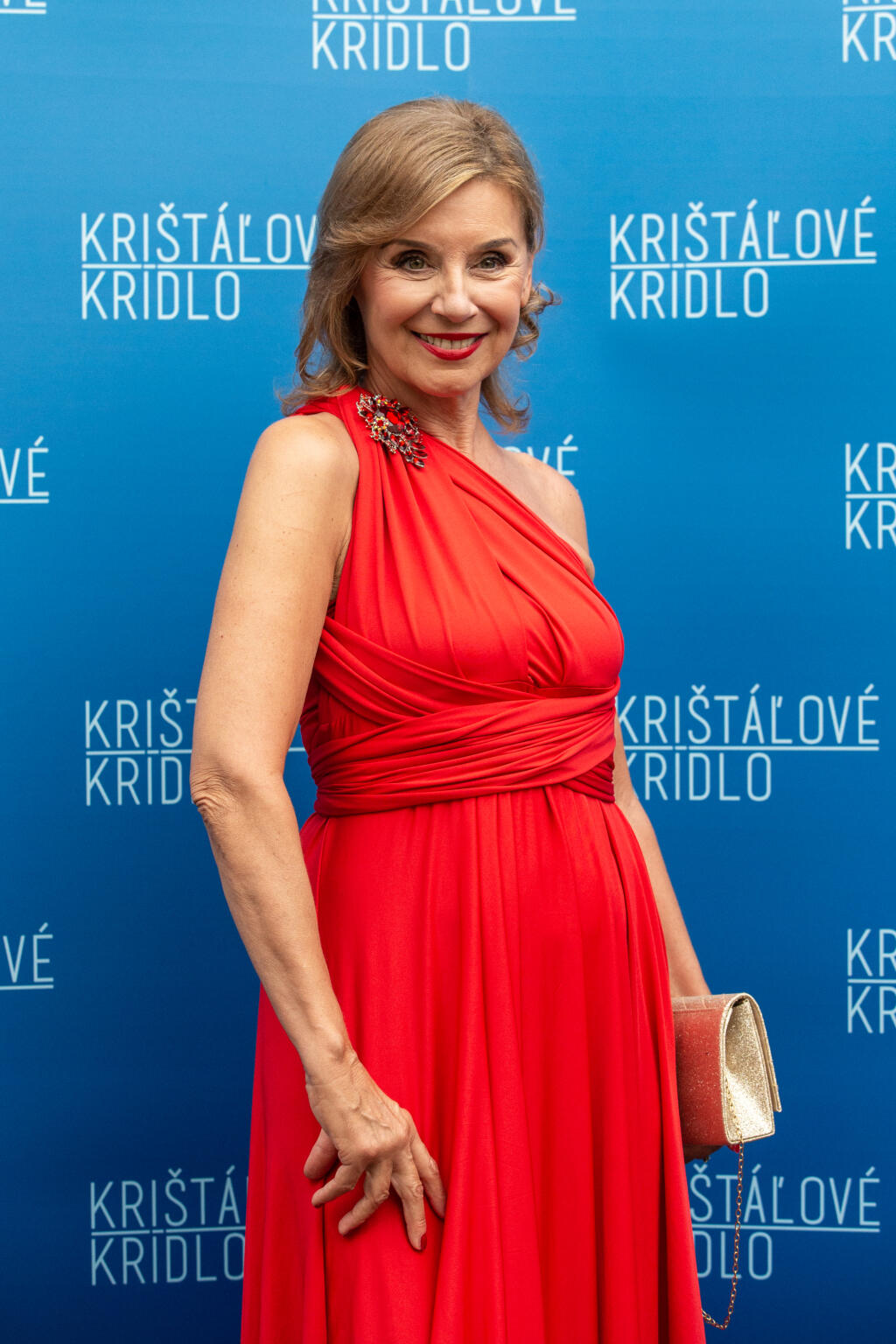 Na snímke galavečera 24. ročníka prestížneho ocenovania Krištáľové krídlo. Na snímke je Alena Heribanová.