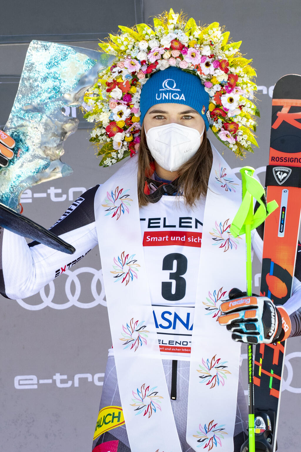 Audi FIS Ski World Cup JASNÁ. Obrovský slalom žien. Na snímke je víťazka Peetra Vlhová.