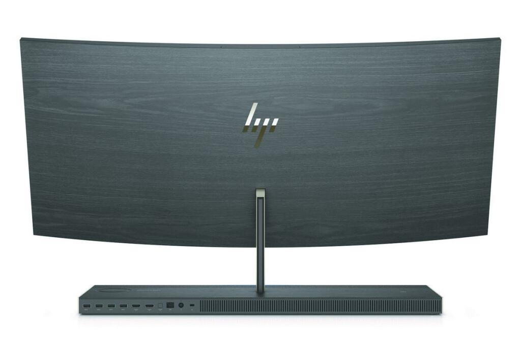 HP Envy Curved AiO 34 zadná strana