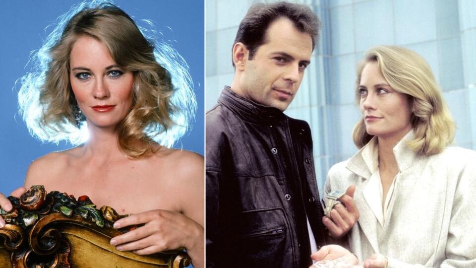 Cybill Shepherd a Bruce Willis v seriáli Mesačný svit.