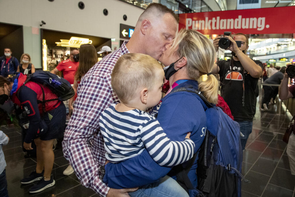 Rehák Štefečeková po prílete z olympiády.