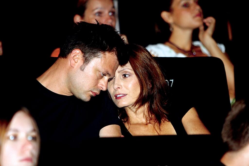 Na lodi, premietanie filmu režiséra Jana Hřebejka, herci Henrieta Mičkovicová a Alexander Bárta
Foto: Ladislav Prikler
Uverejnené: Šarm č. 33/08
pôvodný súbor:IMG_9980.eps