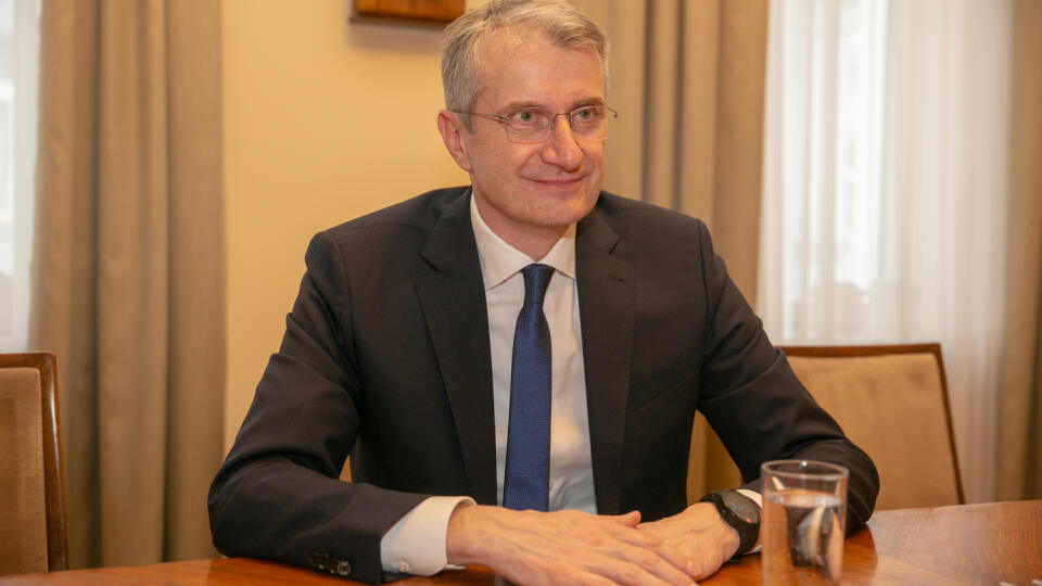 Na snímke sa nachádza kandidát na prezidenta SR Mistrík