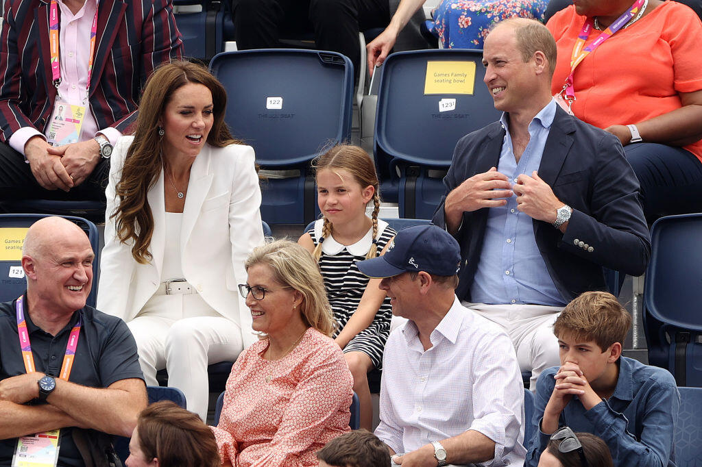 Princ William s manželkou Kate zobrali dcérku Charlotte na Hry Commonwealthu