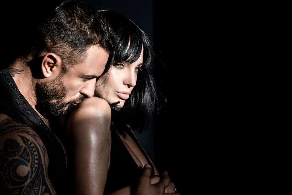Lovely,Sexy,Couple,In,Love,Kissing.,Man,Kissing,Sensual,Woman