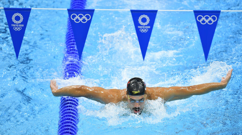 Na snímke slovenský reprezentant v plávaní Richard Nagy na tréningu počas XXXII. letných olympijských hier v Tokiu 22. júla 2021. FOTO TASR - Michal Svítok