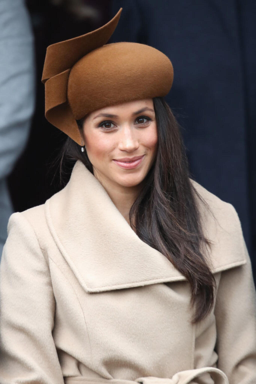 KING'S LYNN, ENGLAND - DECEMBER 25: Meghan Markle attends Christmas Day Church service at Church of St Mary Magdalene on December 25, 2017 in King's Lynn, England. (Photo by Chris Jackson/Getty Images)