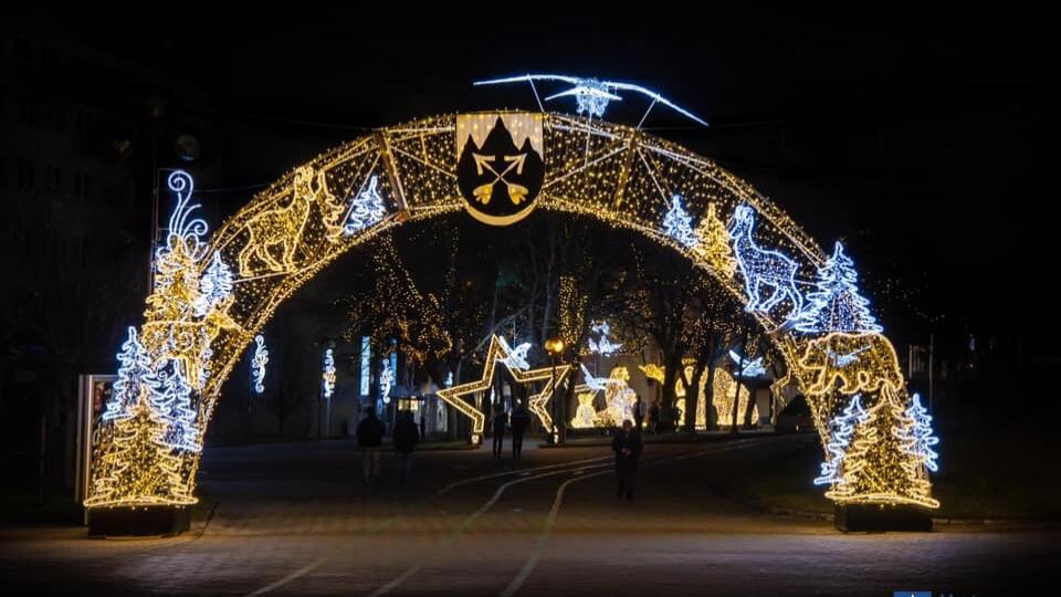 Poprad je naozaj krásne vyzdobený.